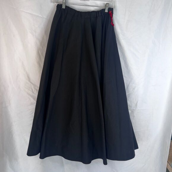 Handmade Poodle Skirt Black Puffy Poodle Sequins Circle Skirt 50s S/M Costume - Picture 2 of 10